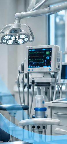 Dental operatory with sedation monitoring equipment